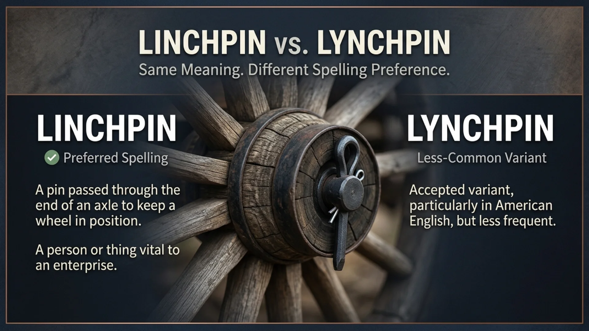 Linchpin vs. Lynchpin