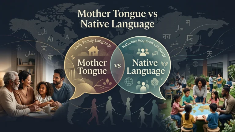 Mother Tongue vs Native Language