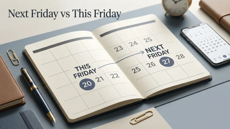 Next Friday vs This Friday