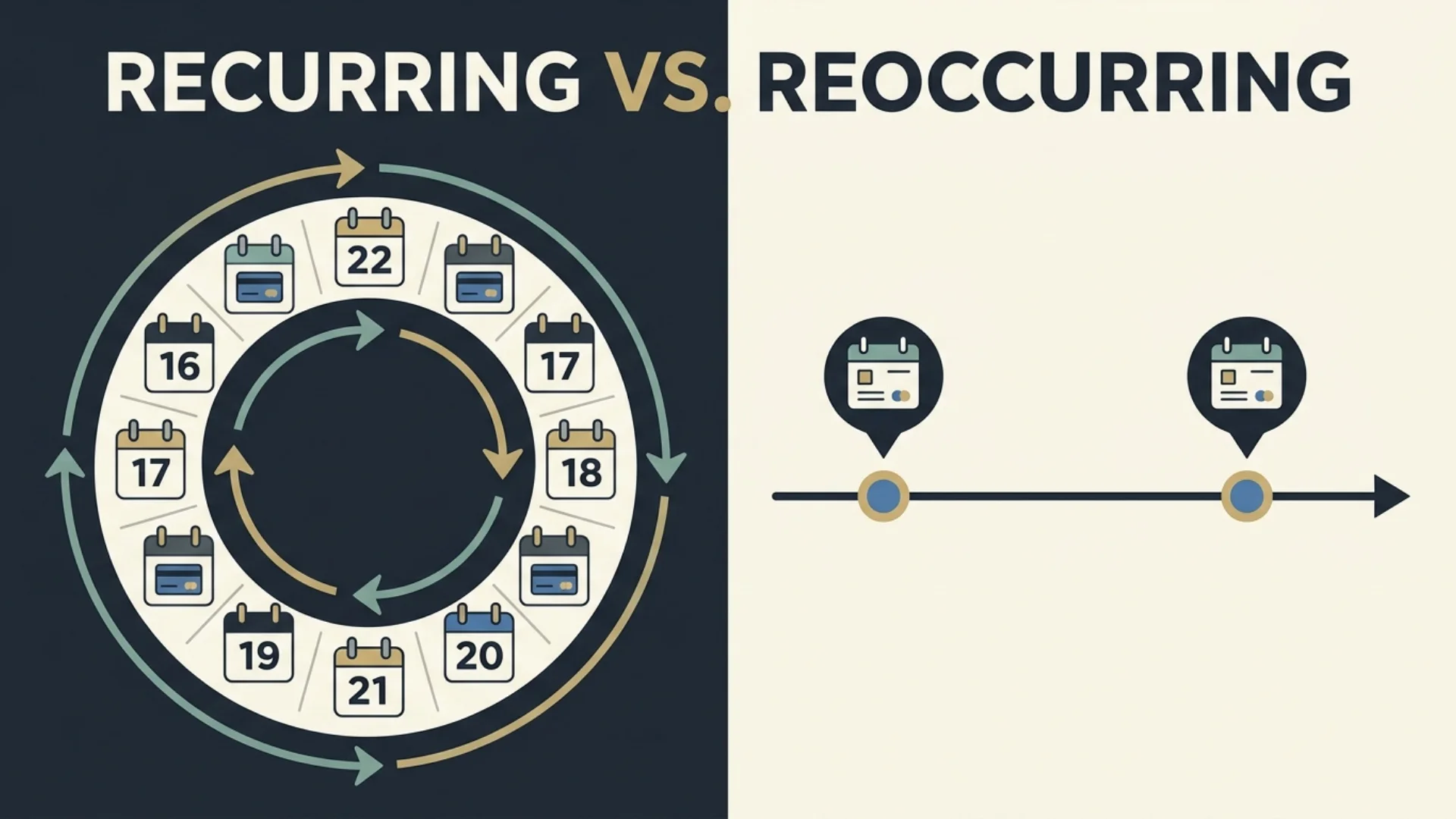 Recurring vs. Reoccurring