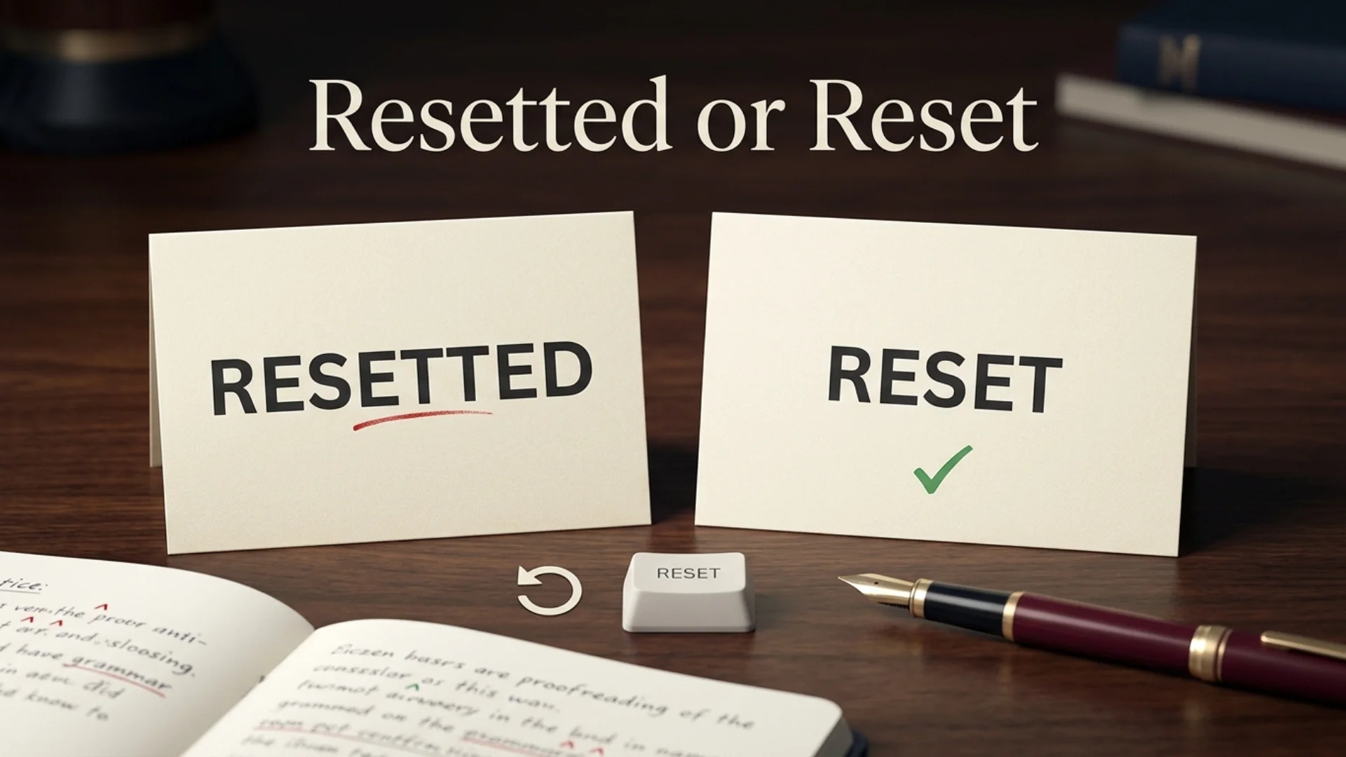 Resetted or Reset