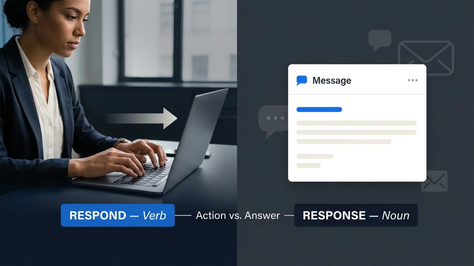 Respond vs. Response