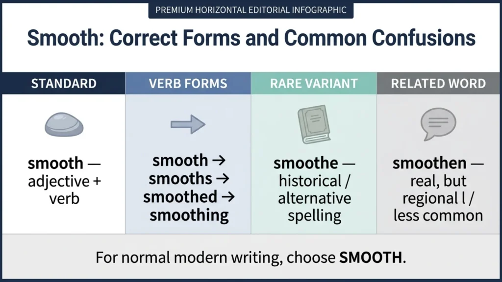 Smooth vs. Smoothe