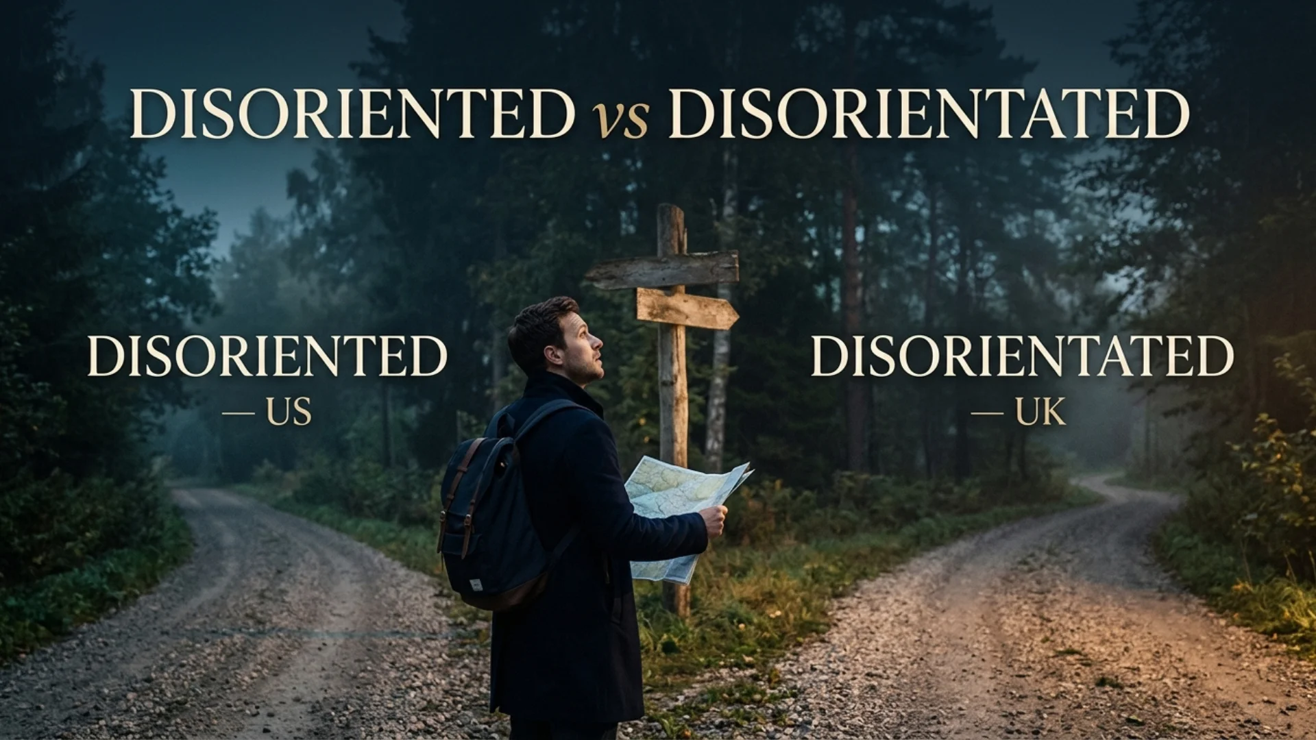 Disoriented vs Disorientated