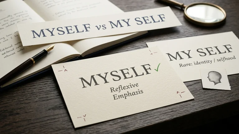 Myself vs My Self