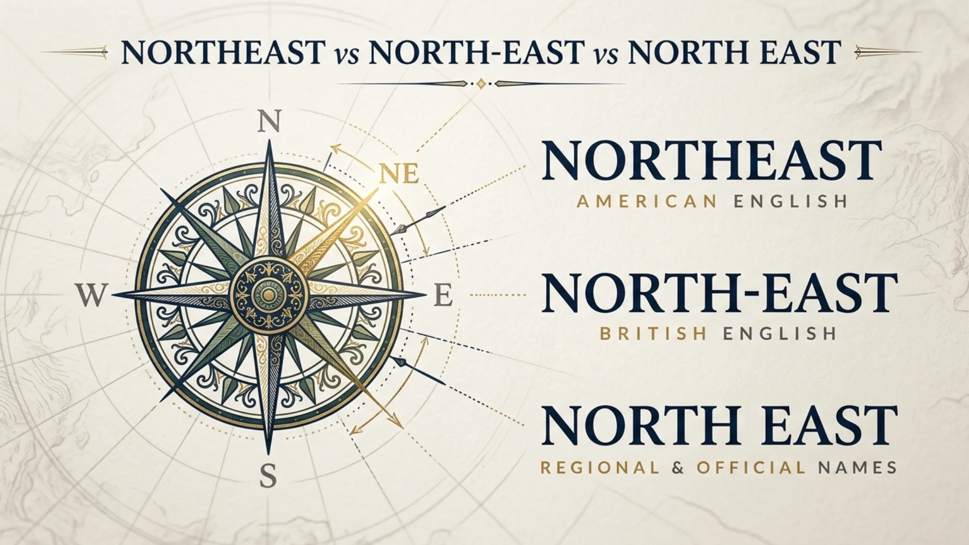 Northeast vs North-East vs North East